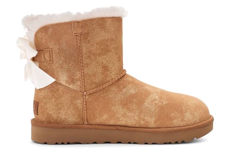 UGG Mini Bailey Bow Glimmer Chestnut Женские