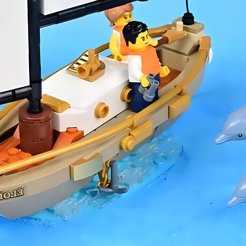 LEGO Classic Collection Летние строительные блоки «Парусник в сердце» 330 шт. 40487