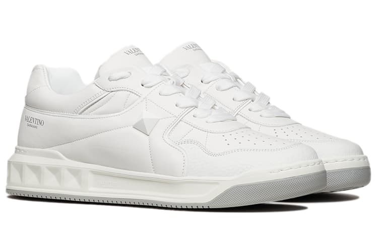 Valentino One Stud Low 'White Grey' 2021