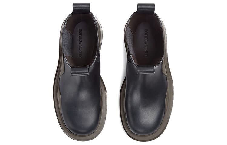 Высокие ботинки Bottega Veneta Tire Boot, черные для кемпинга