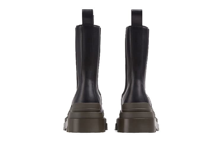 Высокие ботинки Bottega Veneta Tire Boot, черные для кемпинга