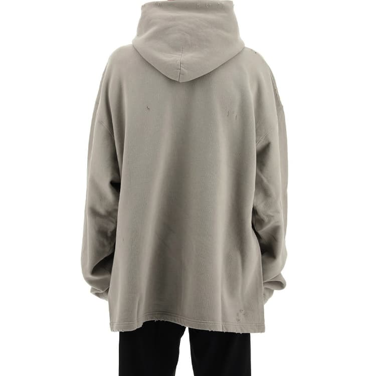 Balenciaga худи с размытым логотипом