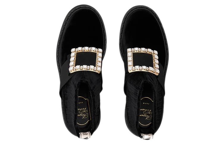 Roger Vivier Viv' Rangers Ботинки Челси женские черные