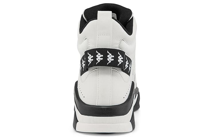 Высокие туфли для скейтборда Kappa Унисекс Белый Черный