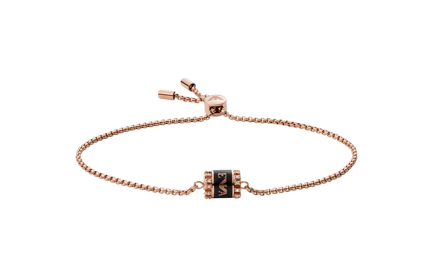 EMPORIO ARMANI Браслеты из нержавеющей стали Женские розовое золото