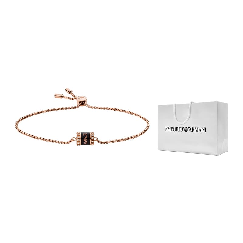 EMPORIO ARMANI Stainless Steel Bracelets Women's Rose Gold