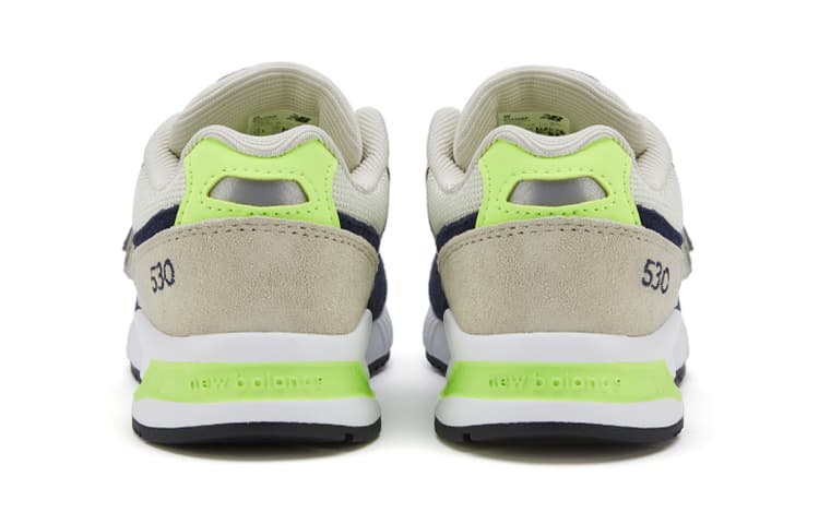 Кроссовки New Balance с низким верхом, бежевые, синие, зеленые, для детей от 3 до 7 лет