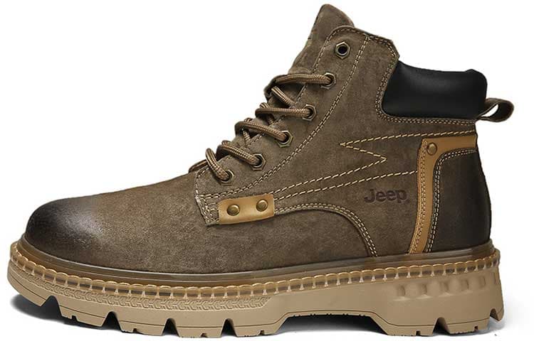Jeep Martin Boots Men's Khaki