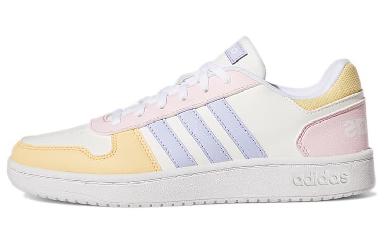 Adidas Hoops 2.0 'White Yellow Pink' Women's