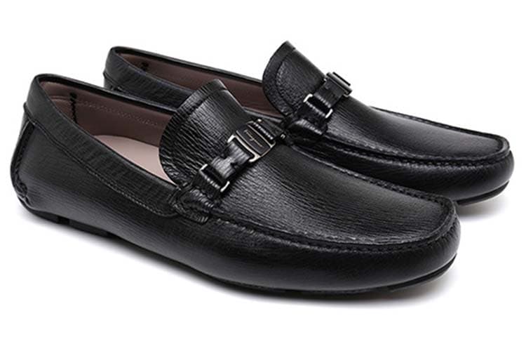 Ferragamo Мужская повседневная обувь Мужские низкие кеды Черные