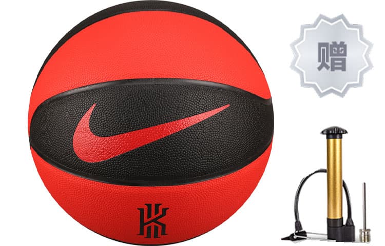 Баскетбольный мяч Nike из искусственной кожи, красный, черный, размер 7, тренировочный мяч, версия для США