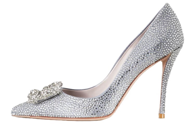 Roger Vivier Slim Heel High Heels 10cm Women's Purple