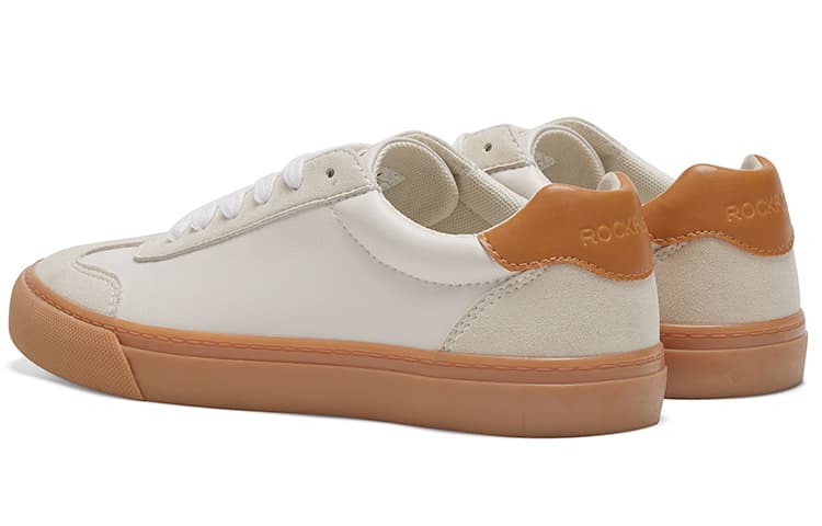 Rockfish Водонепроницаемая коллекция Низкие стильные туфли для скейтбординга Женские белые экрю