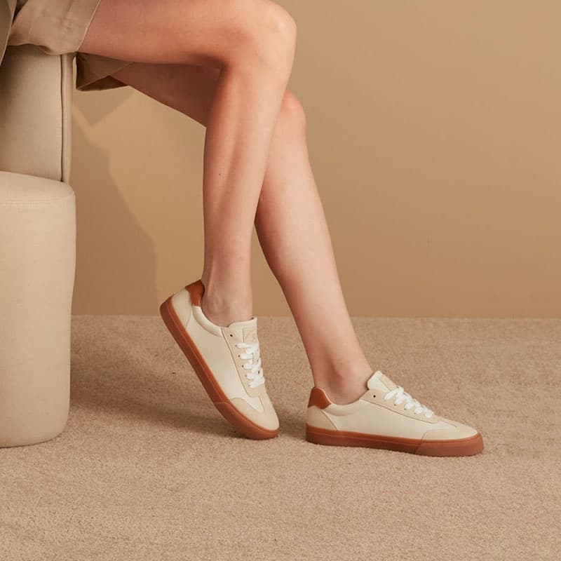 Rockfish Водонепроницаемая коллекция Низкие стильные туфли для скейтбординга Женские белые экрю