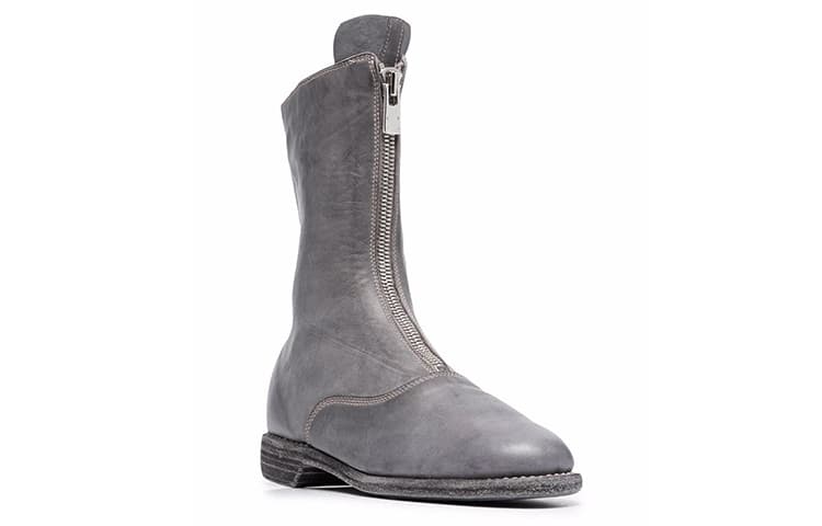 Ботильоны GUIDI на молнии спереди