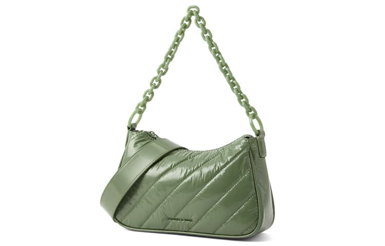 CHARLES&KEITH Тканевая сумка на плечо, женская, маленький размер, разноцветная