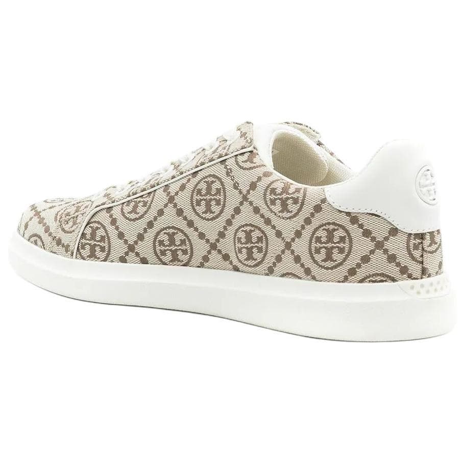 TORY BURCH Howell T Monogram Court низкие стильные туфли для скейтбординга женские коричневые