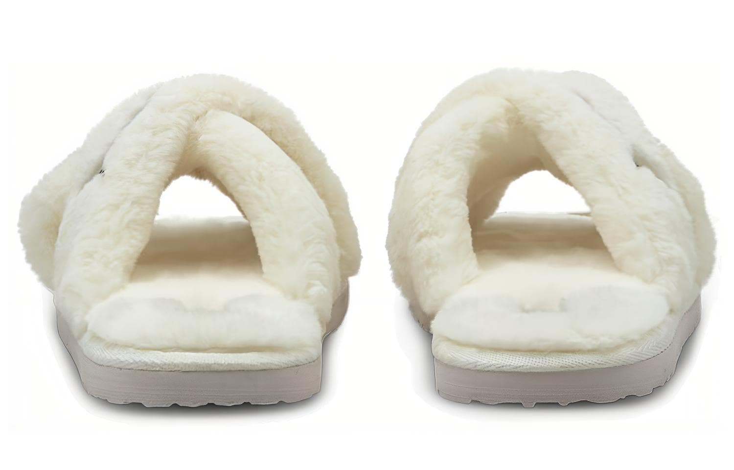 Женские шлепанцы PUMA Fluff X с ремешком «Whisper White»