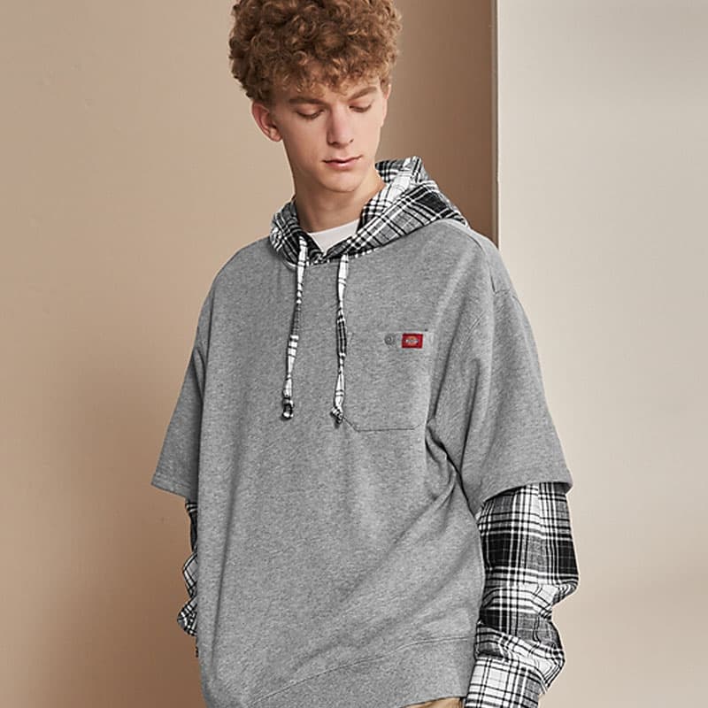 Толстовка Dickies мужская средняя перьевая серая