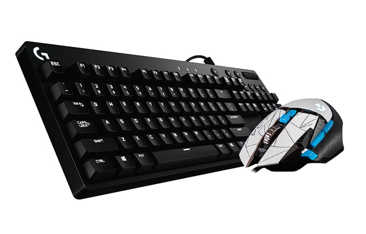 Игровая механическая клавиатура Logitech G610 + G502 K/DA Hero Limited Edition, набор проводной игровой мыши, клавиатуры и мыши