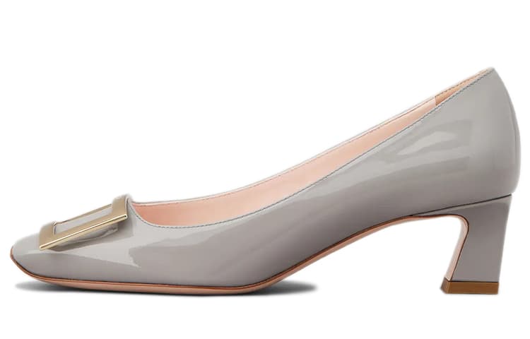 Roger Vivier Trompette Spool Heel High Heels 4.5cm Women's Gray