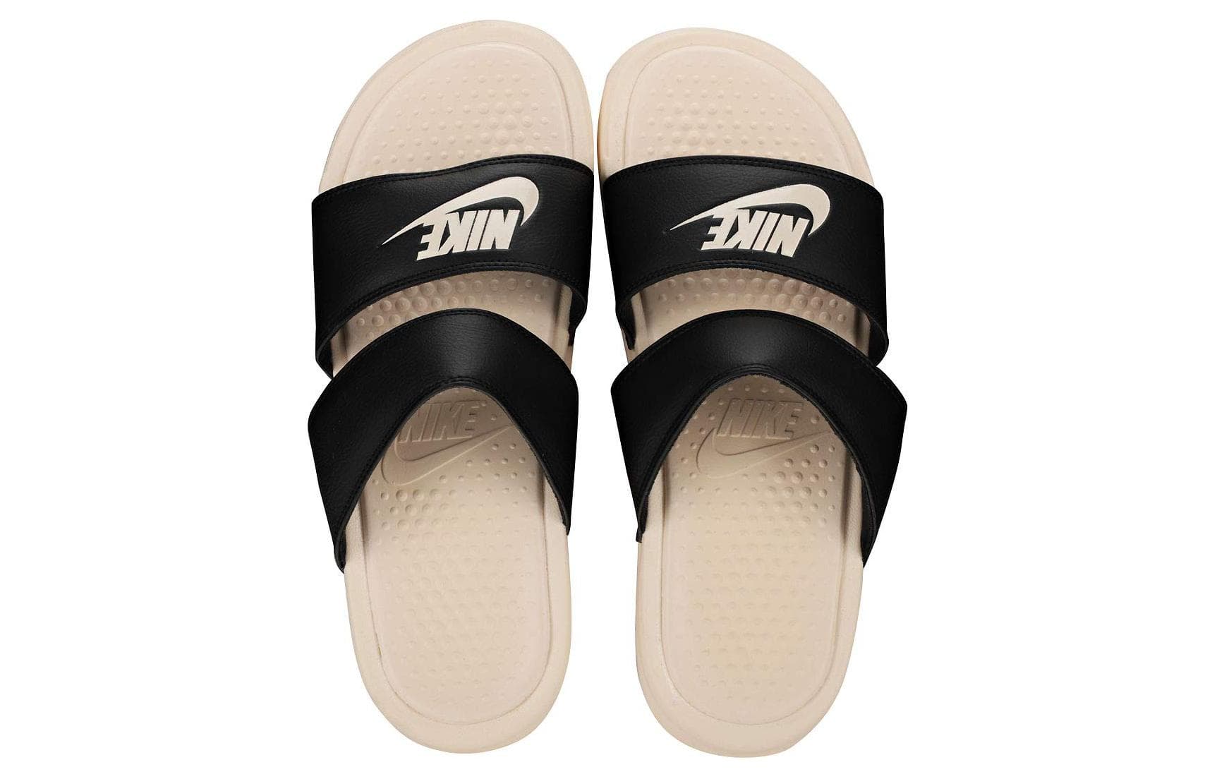 Женские шлепанцы Nike Benassi Duo Ultra, цвет «Black Guava Ice»