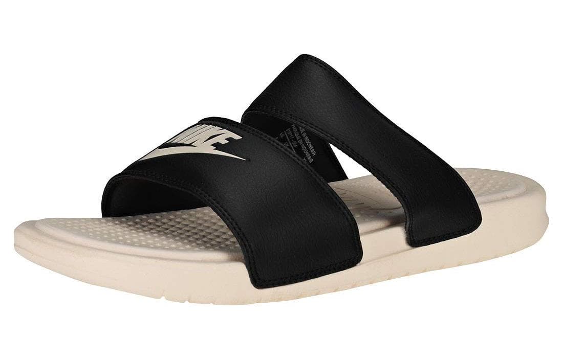 Женские шлепанцы Nike Benassi Duo Ultra, цвет «Black Guava Ice»