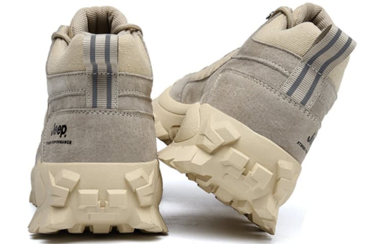 Jeep Обувь для альпинизма и туризма, мужская, с высоким берцем, песочная