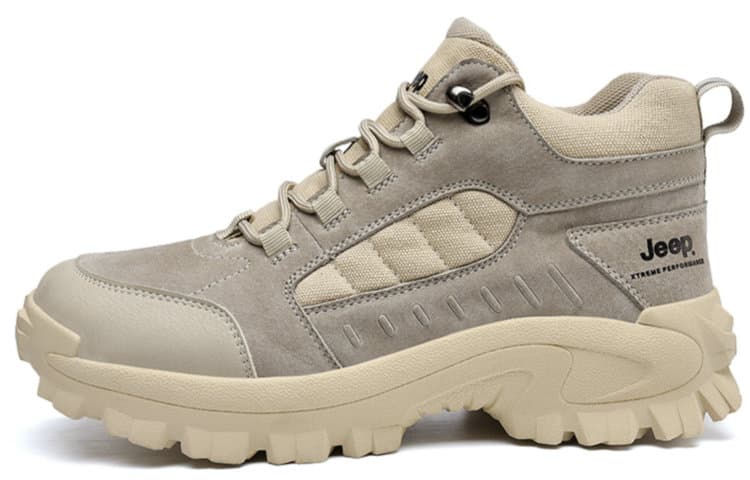 Jeep Mountaineering & Hiking Shoes Men's High top Sand