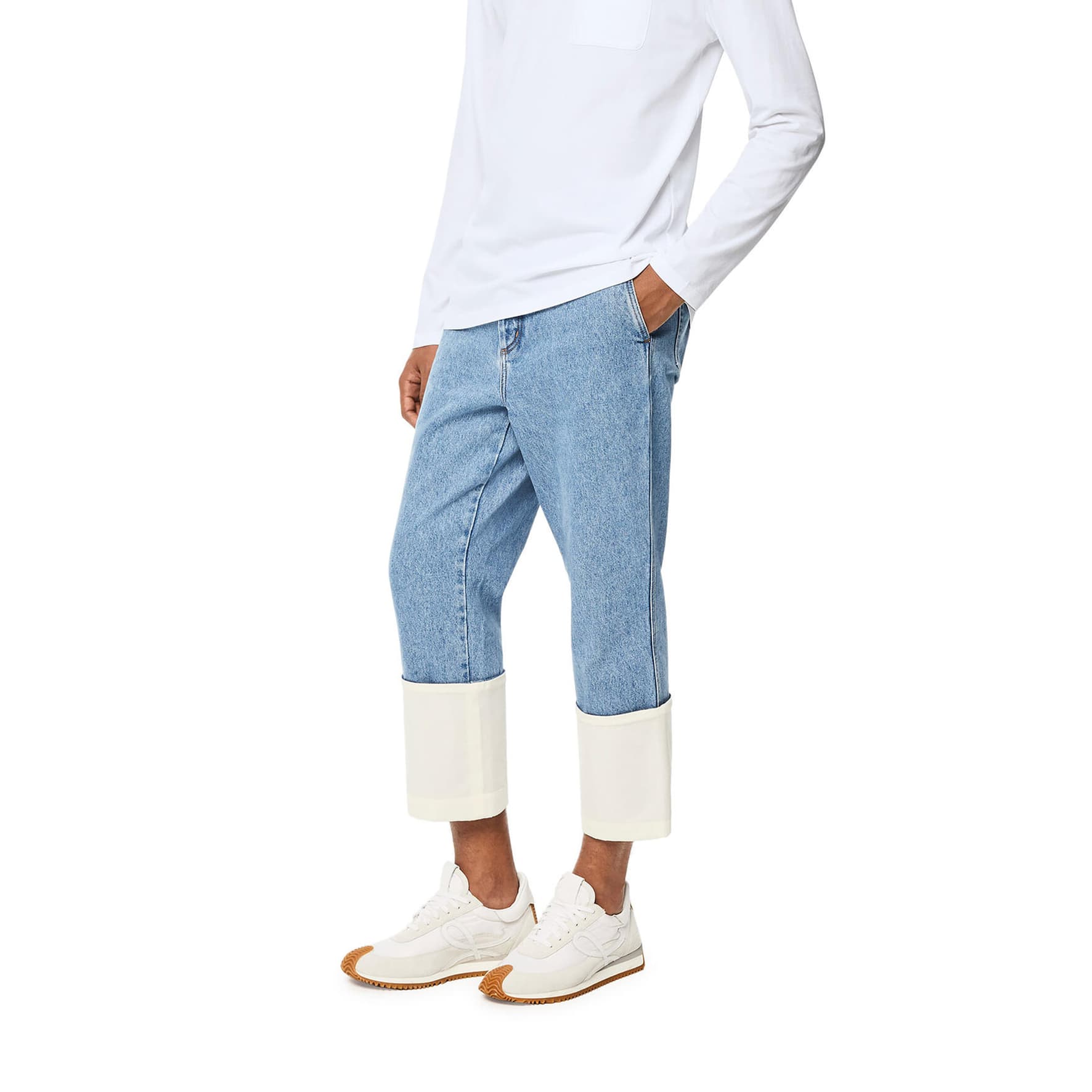 LOEWE Flow Runner Low Белый Светло-Серый Жевательная резинка