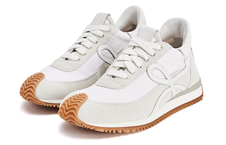 LOEWE Flow Runner Low Белый Светло-Серый Жевательная резинка