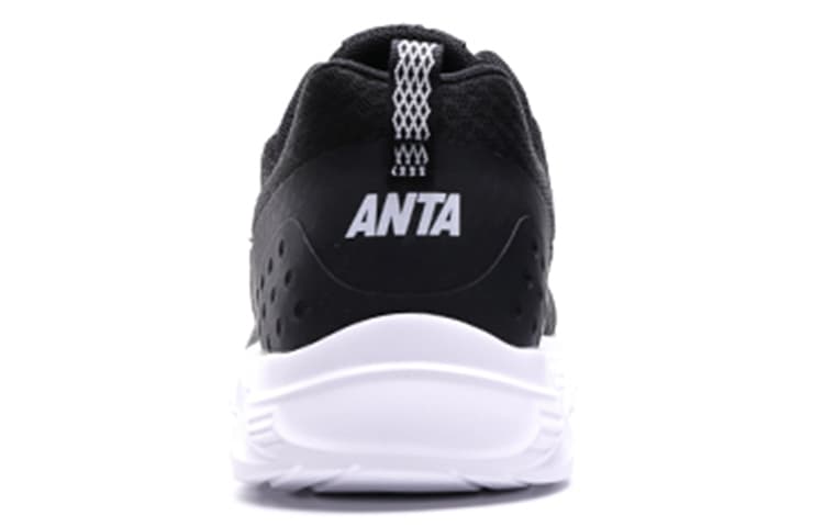 Anta Life Collection, противоскользящая, износостойкая, дышащая, легкая спортивная повседневная обувь с низким берцем, мужская, черный, белый цвет