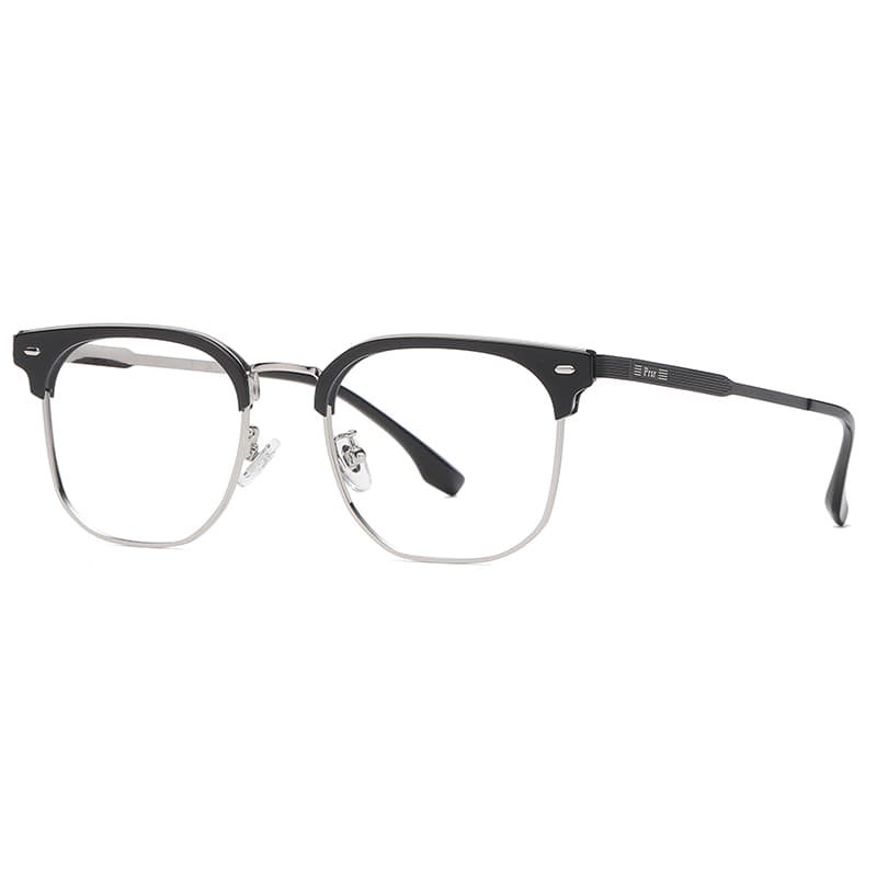 Prsr пластинчатая и металлическая оправа для очков унисекс