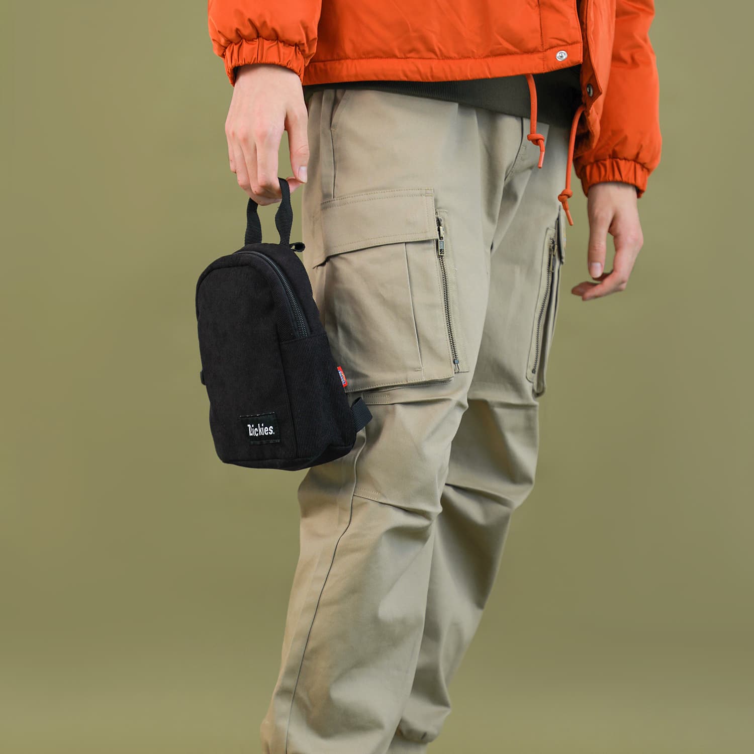 Вельветовый рюкзак Dickies унисекс, черный