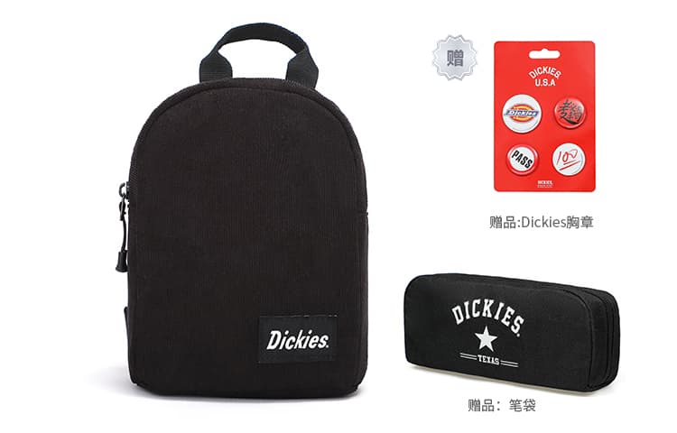 Вельветовый рюкзак Dickies унисекс, черный
