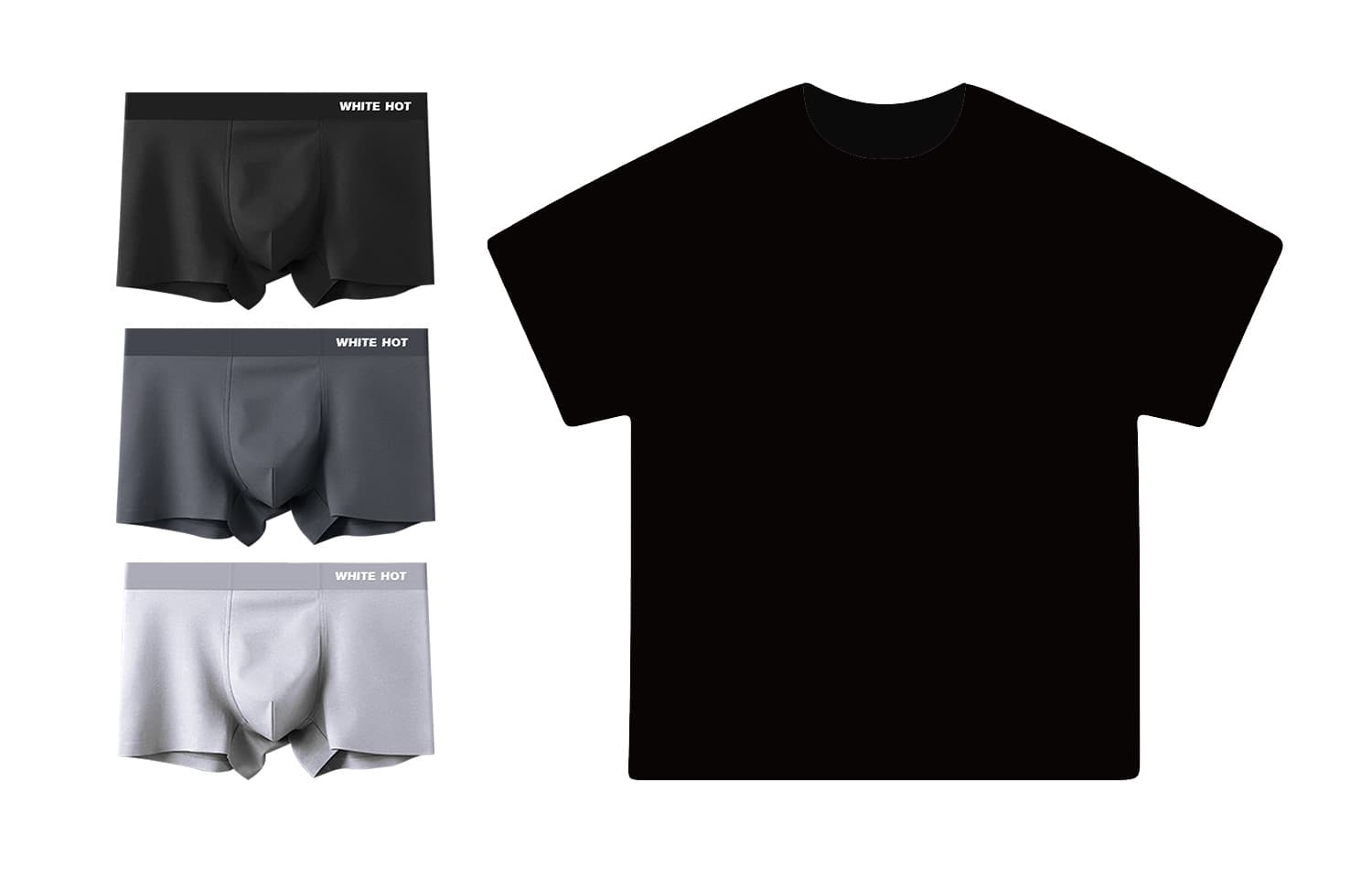 Мужские трусы-боксеры WHITE HOT