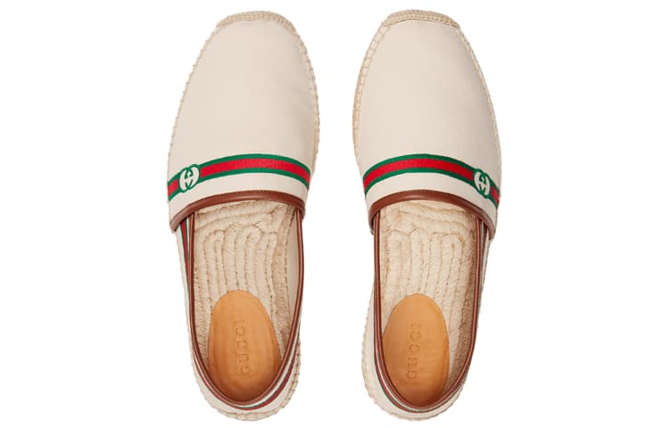 GUCCI Interlocking G Эспадрильи Бежевые женские женские