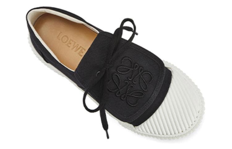 LOEWE Anagram Износостойкие и легкие низкие женские парусиновые туфли