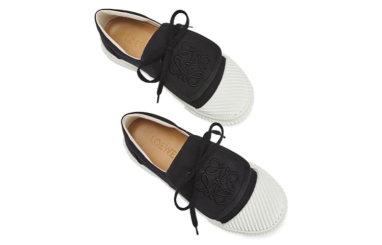 LOEWE Anagram Износостойкие и легкие низкие женские парусиновые туфли