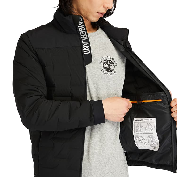 Мужская куртка-пуховик Timberland черная