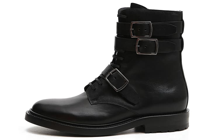 SAINT LAURENT Army Ankle Boots Women's Black