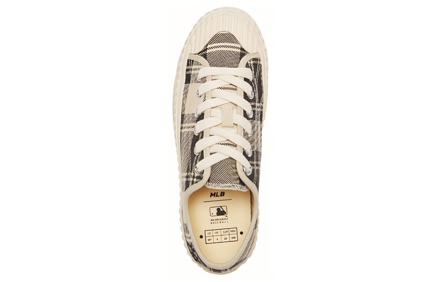 Нескользящие низкие парусиновые туфли MLB Playball унисекс, бежевые