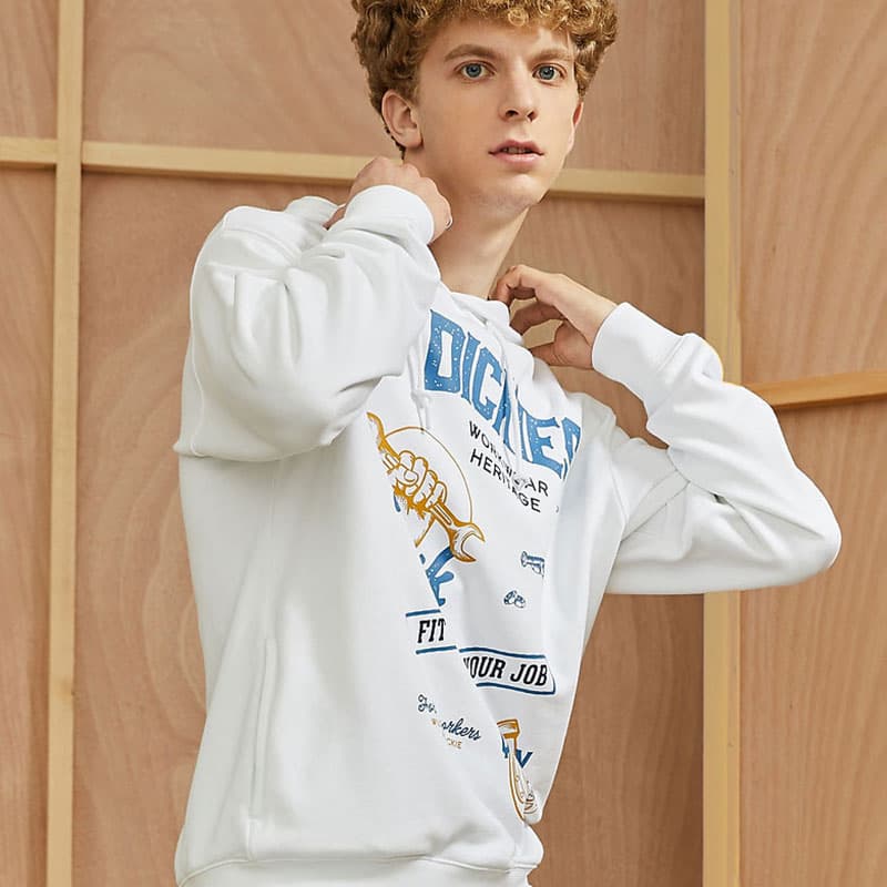 Толстовка Dickies унисекс белая