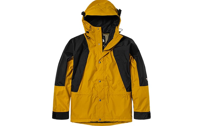 THE NORTH FACE Icon Windbreaker Jackets Unisex Black Yellow Multicolor