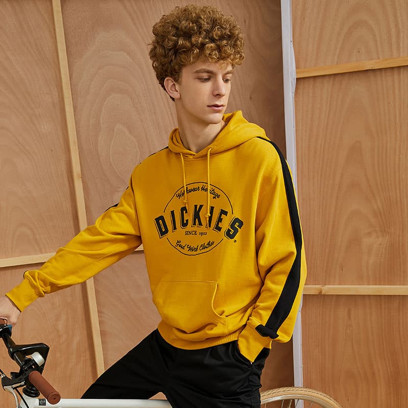 Толстовки Dickies унисекс рыже-желтые