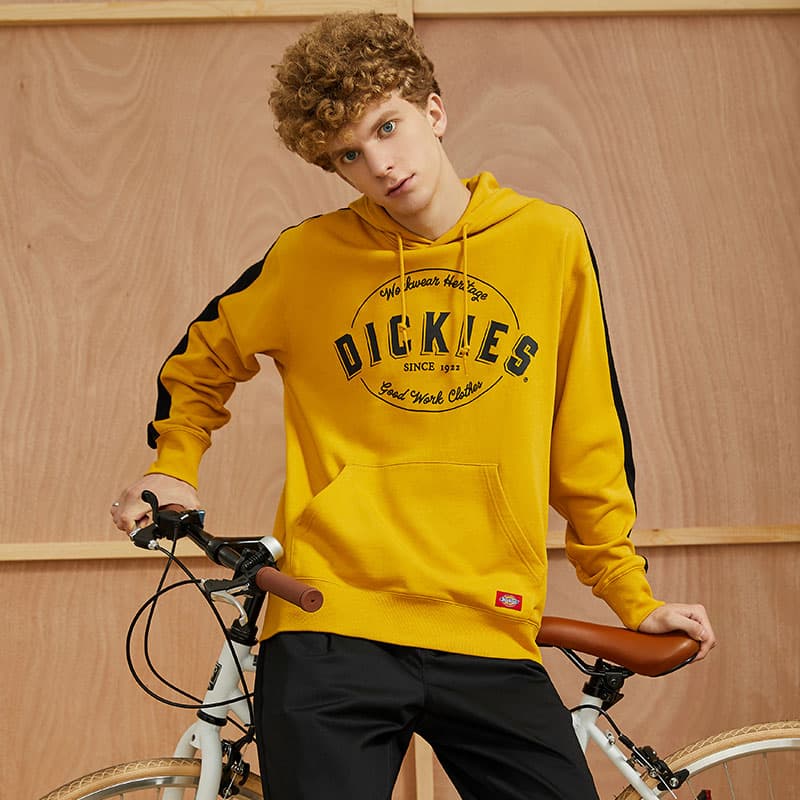 Толстовки Dickies унисекс рыже-желтые