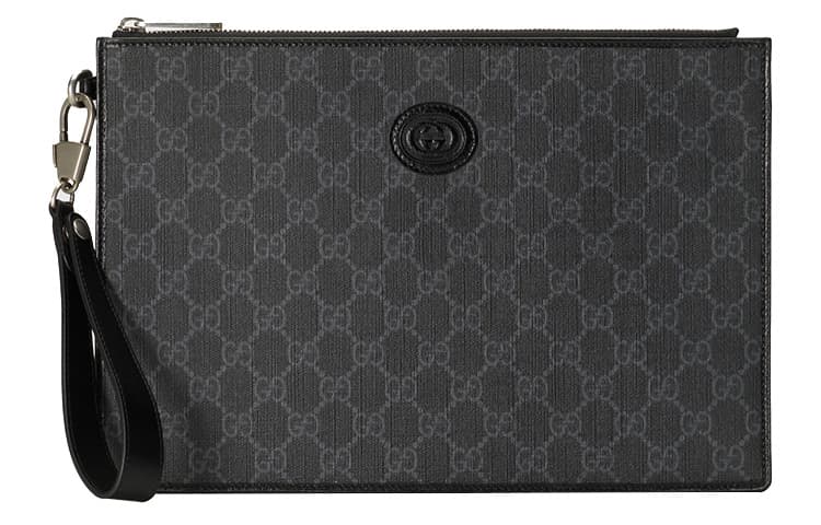 GUCCI Interlocking G Pouch Black