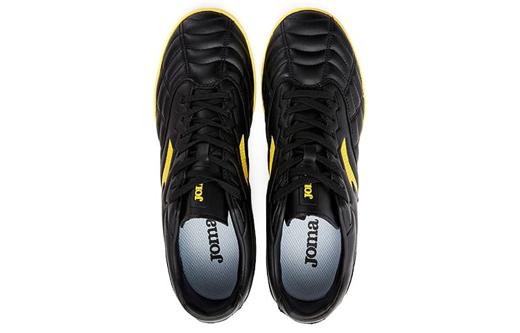 Joma Liga T1 Tf TF резиновые сломанные шипы противоскользящие износостойкие футбольные бутсы мужские черные желтые
