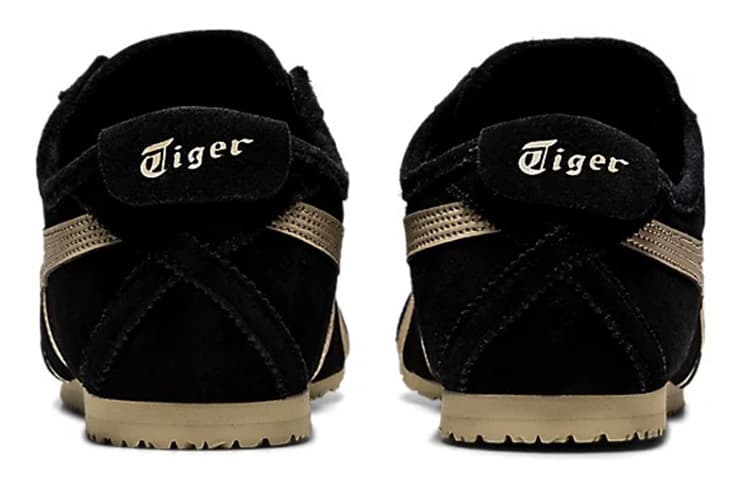 Onitsuka Tiger Mexico 66 Черные кремовые слипоны