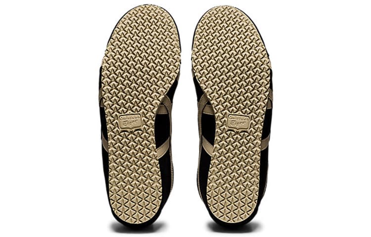 Onitsuka Tiger Mexico 66 Черные кремовые слипоны